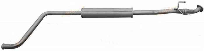 Резонатор ВАЗ 2180 Vesta нового образца (с гофрой) <b>АВТОГЛУШИТЕЛЬ АК 8450031143</b> - изображение