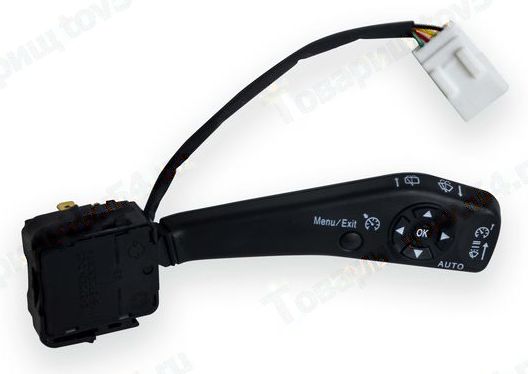 Переключатель подрулевой ВАЗ 1118 Калина, 2170 Приора, 2190 Гранта (стеклоочиститель) с управл. кр-контр. <b>AVTOGRAD 1119-3709340-22</b> - изображение