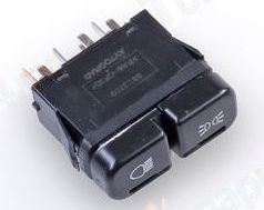 Выключатель света ВАЗ 2115, 2123 Шеви Нива, 2110 нового образца 2-х клавишный <b>AVTOGRAD 2115-3709600-11</b> - изображение