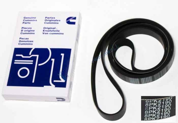Ремень 8PK2190 Газ-3310 дв.Cummins 3.8 <b>АВТОРГ AV3974030</b> - изображение