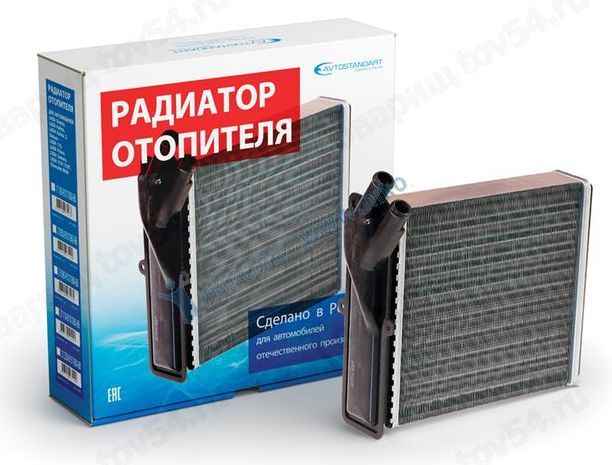 Радиатор отопителя ВАЗ 1118 Калина алюм. <b>АВТОСТАНДАРТ 1118-8101060-88</b> - изображение