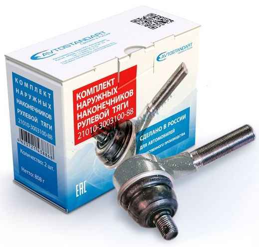 Наконечник рулевой ВАЗ 2101 короткий <b>АВТОСТАНДАРТ 2101-3003100-88</b> - изображение