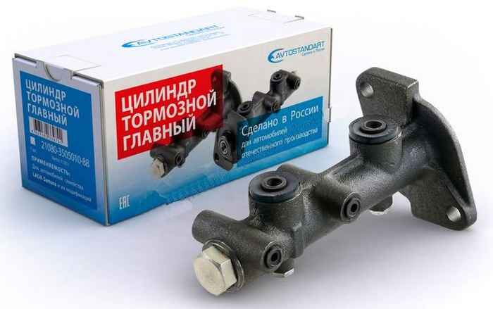 Цилиндр тормозной главный ВАЗ 2108 <b>АВТОСТАНДАРТ 2108-3505010-88</b> - изображение Цилиндр тормозной главный ВАЗ 2108 <b>АВТОСТАНДАРТ 2108-3505010-88</b> - изображение