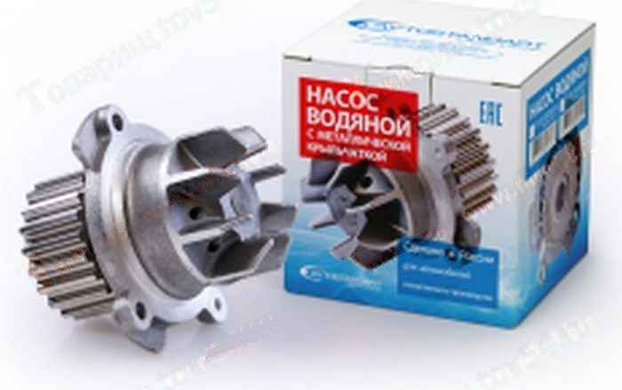Помпа ВАЗ 2108 чугунная крыльчатка <b>АВТОСТАНДАРТ 2109-1307010-99</b> (2109-1307010) - изображение