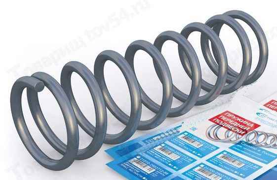 Пружины подвески передние ВАЗ 2121 Нива (2 шт) <b>АВТОСТАНДАРТ 21210-2902712-88</b> - изображение