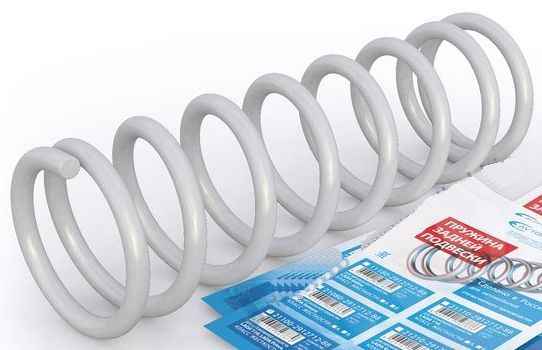 Пружины подвески задние ВАЗ 2121 (2 шт) <b>АВТОСТАНДАРТ 2121-2912712-88</b> - изображение