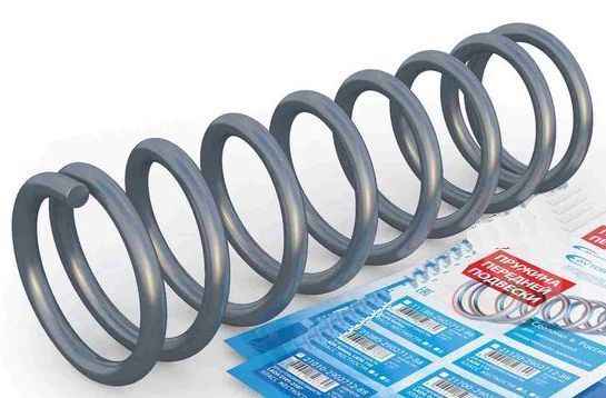 Пружины подвески передние ВАЗ 21214 (2шт) <b>АВТОСТАНДАРТ 21214-2902712-88</b> - изображение