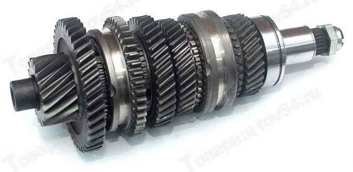 Вал КПП ВАЗ 21083-2110 вторичный нового образца в сборе <b>АВТОВАЗ 2114-1701101-01</b> - изображение