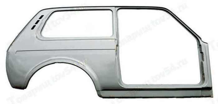 Панель боковины ВАЗ 2121 Нива правая (без люка бензобака) <b>АВТОВАЗ 2121-5401064-30</b> - изображение Панель боковины ВАЗ 2121 Нива правая (без люка бензобака) <b>АВТОВАЗ 2121-5401064-30</b> - изображение