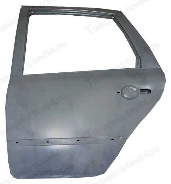 Дверь ВАЗ 2191 задняя левая с отверстием под молдинг <b>АВТОВАЗ 2191-6200015-75</b> - изображение