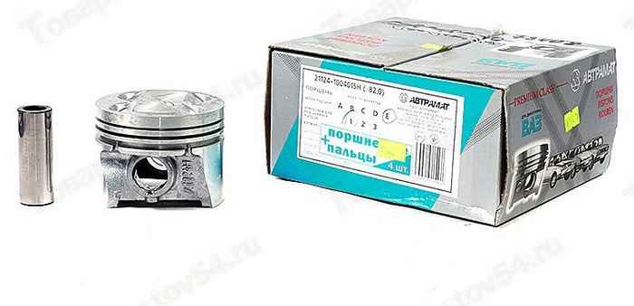 Поршень ВАЗ 21124 (82,0) группа E с пальцами <b>АВТРАМАТ 21124ПП-1004015Н-00</b> - изображение