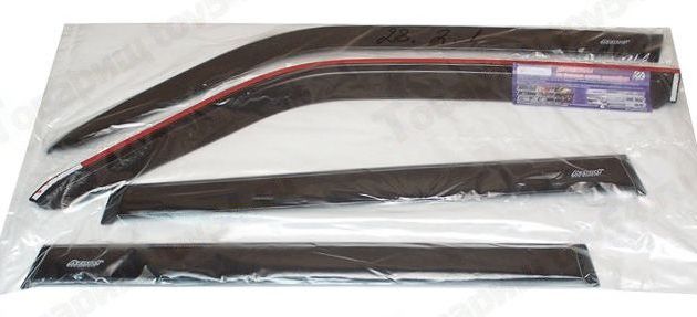 Ветровики (дефлекторы) для дверей ВАЗ 2123 Шевроле-Нива самоклеящиеся <b>AZARD ДЕФ00028</b> - изображение Ветровики (дефлекторы) для дверей ВАЗ 2123 Шевроле-Нива самоклеящиеся <b>AZARD ДЕФ00028</b> - изображение