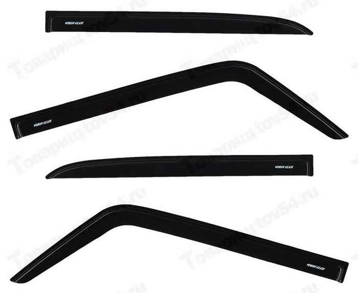 Ветровики (дефлекторы) для дверей ВАЗ 2105, 2107 VORON GLASS самоклеящиеся <b>AZARD ДЕФ00284</b> - изображение