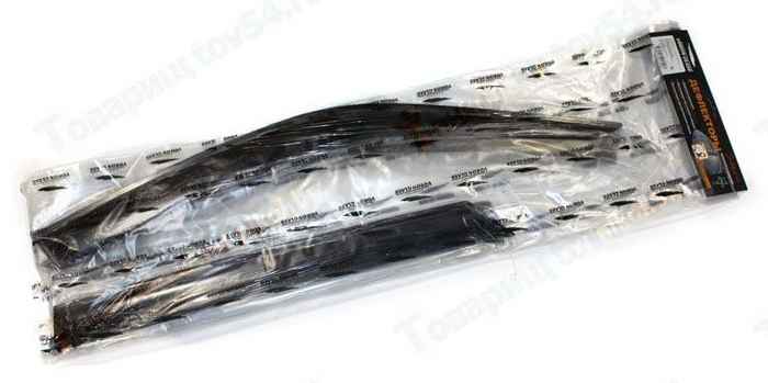 Ветровики (дефлекторы) для дверей ВАЗ 2110 VORON GLASS самоклеящиеся (компл.4шт) <b>AZARD ДЕФ00287</b> - изображение