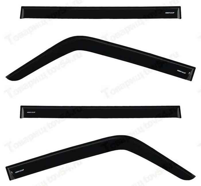 Ветровики (дефлекторы) для дверей ВАЗ 2131 Нива VORON GLASS самоклеящиеся <b>AZARD ДЕФ00293</b> - изображение