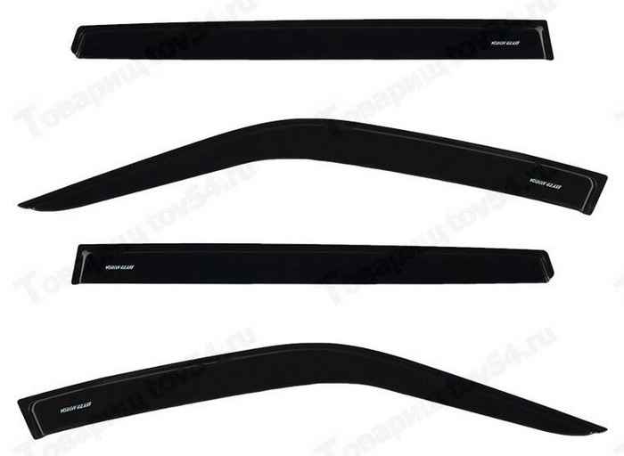 Ветровики (дефлекторы) для дверей ВАЗ 2111, 2171 Приора VORON GLASS самоклеящиеся <b>AZARD ДЕФ00295</b> - изображение