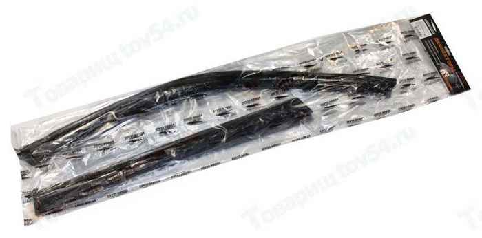 Ветровики (дефлекторы) для дверей ВАЗ 2194 Калина Cross VORON GLASS самоклеящиеся (компл.4шт) <b>AZARD DEF00844</b> - изображение