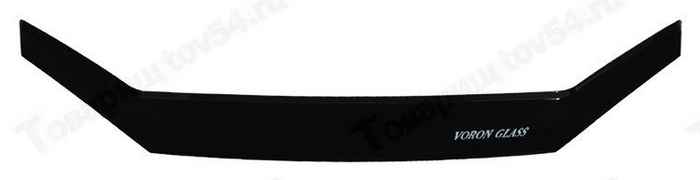Спойлер на капот (мухобойка) ВАЗ 1118 Калина VORON GLASS особо прочный <b>AZARD МУХ00032</b> - изображение Спойлер на капот (мухобойка) ВАЗ 1118 Калина VORON GLASS особо прочный <b>AZARD МУХ00032</b> - изображение