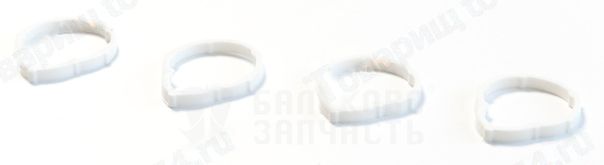 Прокладка впускного модуля LADA Largus, Renault Logan 8V силикон белый (4шт) <b>БАЛАКОВО Запчасть 08334</b> - изображение