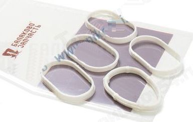 Прокладка впускного модуля LADA Largus, Renault Logan 16V силикон белый (5шт) <b>БАЛАКОВО Запчасть 10905</b> - изображение