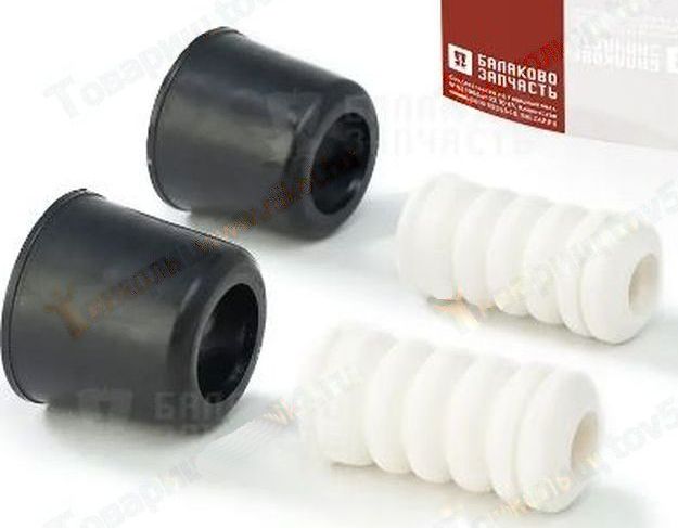 Отбойник + пыльник стойки передней ВАЗ 1119 Калина (2 шт) полиуретан <b>БАЛАКОВО Запчасть 19187</b> - изображение