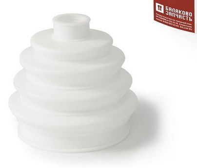 Пыльник ШРУС ВАЗ 2108-2110 наружный полиуретан белый <b>БАЛАКОВО Запчасть 19483</b> - изображение