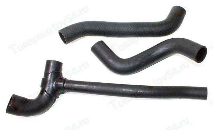 Патрубок радиатора ВАЗ 2123 Нива Шевроле (3шт) <b>Балаково Запчасть 6813</b> - изображение