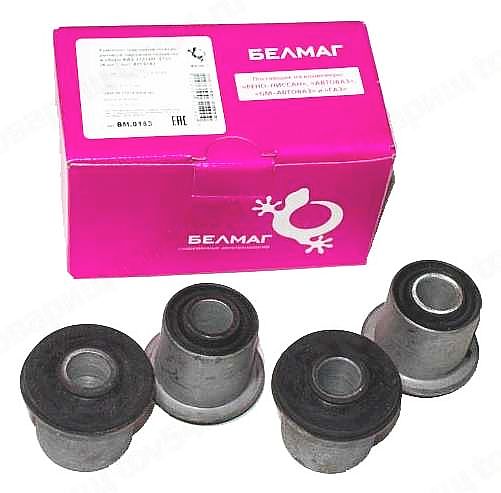 Сайлентблок ВАЗ 21214 нижний нового образца (комплект 4шт) <b>БЕЛМАГ BM.0163</b> (21214-2904040) - изображение