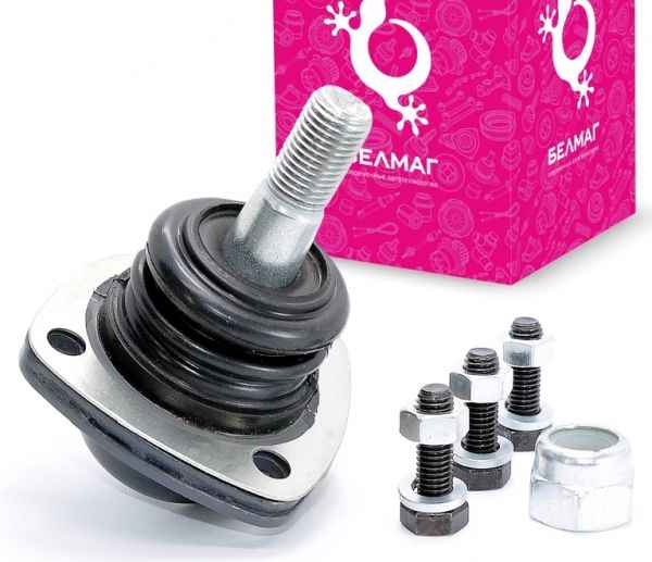 Опора шаровая ВАЗ 2101 нижняя <b>БЕЛМАГ-Комфорт BM.0363</b> (21010-2904082) - изображение Опора шаровая ВАЗ 2101 нижняя <b>БЕЛМАГ-Комфорт BM.0363</b> (21010-2904082) - изображение