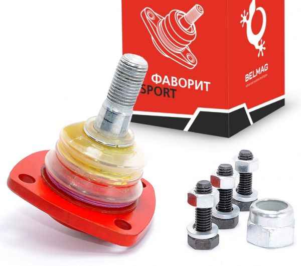Опора шаровая ВАЗ 2101 верхняя с крепежом <b>БЕЛМАГ-Фаворит BM.1014</b> (2101-2904192) - изображение