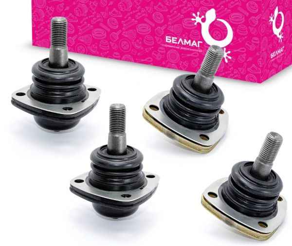 Опора шаровая ВАЗ 2101 комплект 4 шт <b>БЕЛМАГ BM.1136</b> (21010-2904192) - изображение