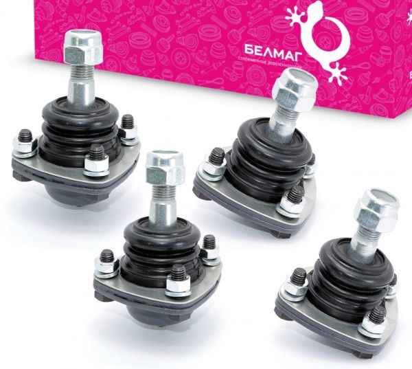 Опора шаровая ВАЗ 2101 комплект 4 шт <b>БЕЛМАГ-Комфорт BM.1137</b> (21010-2904192) - изображение