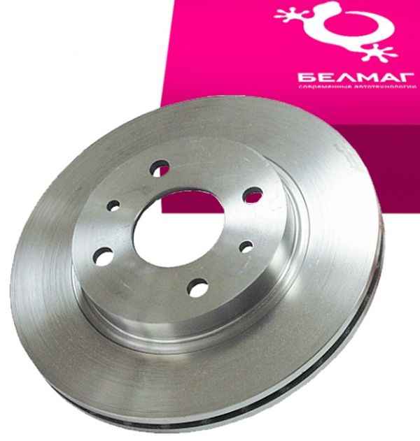 Диск тормозной ВАЗ 2110, 2190 Гранта вентилируемый R 13 <b>БЕЛМАГ BM.1461</b> (21100-3501070) - изображение Диск тормозной ВАЗ 2110, 2190 Гранта вентилируемый R 13 <b>БЕЛМАГ BM.1461</b> (21100-3501070) - изображение