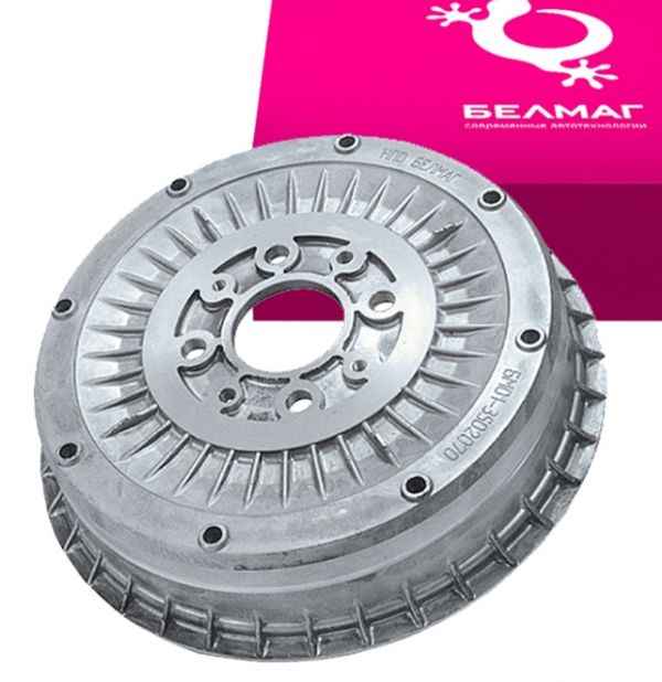 Барабан тормозной ВАЗ 2101 <b>БЕЛМАГ BM.1520</b> (2101-3502070) - изображение Барабан тормозной ВАЗ 2101 <b>БЕЛМАГ BM.1520</b> (2101-3502070) - изображение
