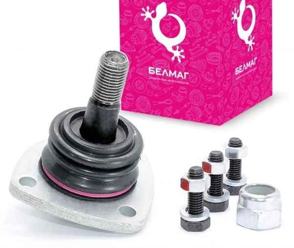 Опора шаровая ВАЗ 2101 нижняя с крепежом <b>БЕЛМАГ-Фаворит-СТО BM.1657</b> (2101-2904082) - изображение Опора шаровая ВАЗ 2101 нижняя с крепежом <b>БЕЛМАГ-Фаворит-СТО BM.1657</b> (2101-2904082) - изображение