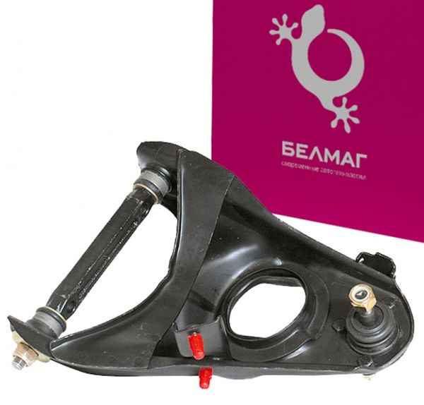 Рычаг подвески ВАЗ 2101 нижний левый в сборе (усиленный) <b>БЕЛМАГ BM.5738</b> (21010-2904011) - изображение