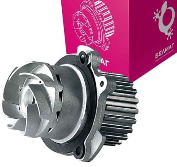 Помпа ВАЗ 2110-2112 инж.16 кл. 1118 Калина, 2170 Приора до 08г. <b>БЕЛМАГ BM.7512</b> (21120-1307010) - изображение