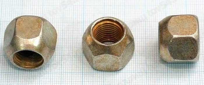 Гайка М14 колеса Волга, Соболь, У*З (4595631725-П29) <b>БелЗАН 03151-3101040-009</b> - изображение