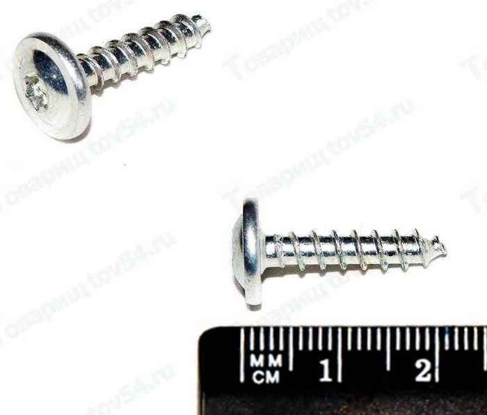 Саморез 4,3*19 с прессшайбой крепления накладки стекла Калина <b>БЕЛЗАН 11180-8212786-018 2</b> - изображение