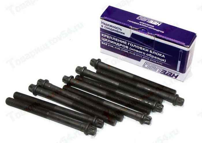 Набор крепежа ГБЦ ВАЗ 2108 нового образца <b>БЕЛЗАН кт25</b> - изображение