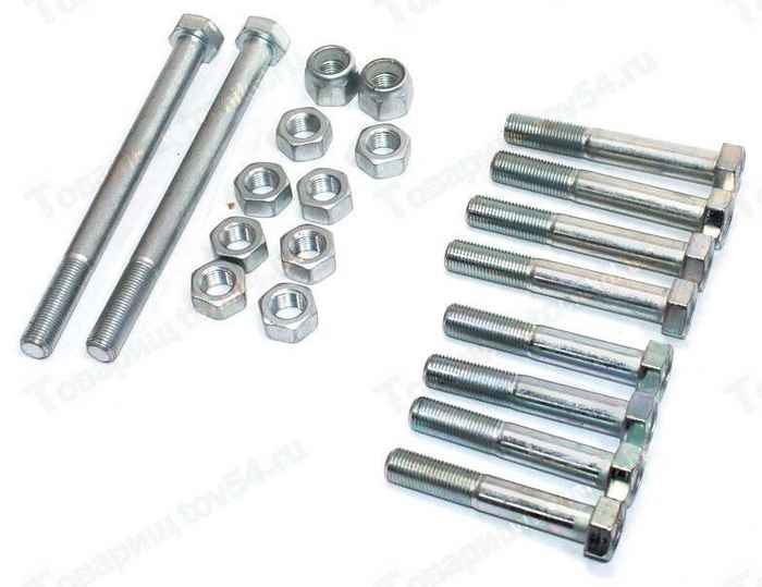 Набор крепежа реактивной штанги ВАЗ 2101 с шайбой (№4) <b>БЕЛЗАН НБРТ-4</b> - изображение