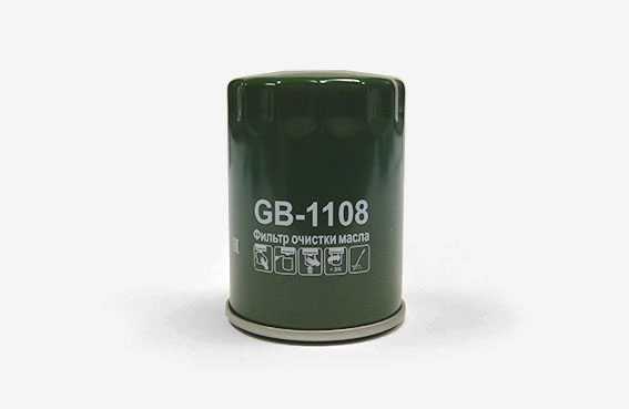 Фильтр масляный NISSAN Note 1.4 06-, Micra II, III 1.0-1.4 92-03, Primera I 2.0 90-96 <b>BIG FILTER GB-1108</b> - изображение