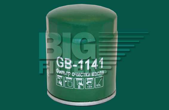 Фильтр масляный <b>BIG FILTER GB-1141</b> - изображение