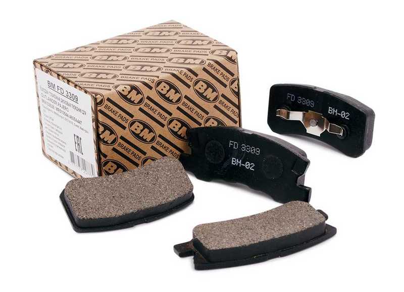 Колодки тормозные дисковые задние <b>BM-MOTORSPORT FD3309</b> - изображение Колодки тормозные дисковые задние <b>BM-MOTORSPORT FD3309</b> - изображение