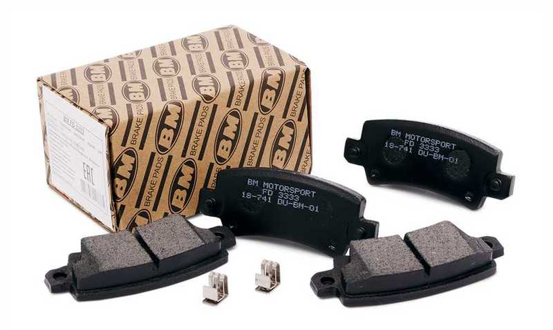 Колодки тормозные дисковые задние <b>BM-MOTORSPORT FD3333</b> - изображение Колодки тормозные дисковые задние <b>BM-MOTORSPORT FD3333</b> - изображение