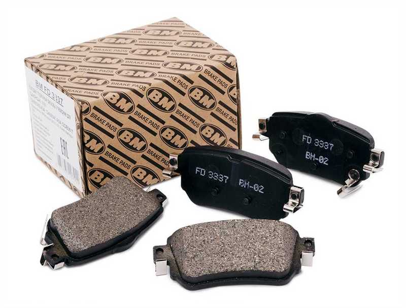 Колодки тормозные дисковые задние <b>BM-MOTORSPORT FD3337</b> - изображение