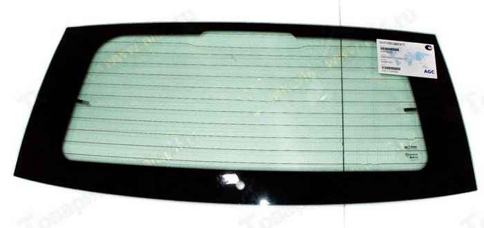 Стекло заднее ВАЗ 2171 Приора с эл.обогревом, атермальное ЗАВОД AGC оригинал <b>БОРСТЕК 4026151</b> - изображение