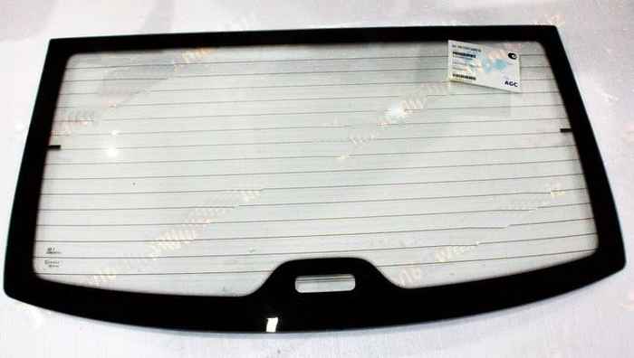 Стекло заднее ВАЗ 2190 Гранта обогрев ЗАВОД AGC оригинал БОРСТЕК 4026347 - изображение