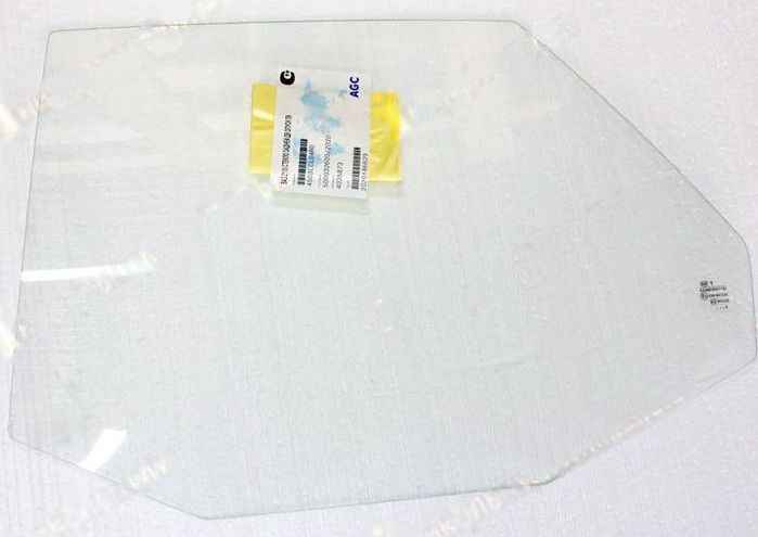 Стекло опускное ВАЗ 2110, 2170 Приора задней двери левой ЗАВОД AGC оригинал <b>БОРСТЕК 4035873</b> - изображение