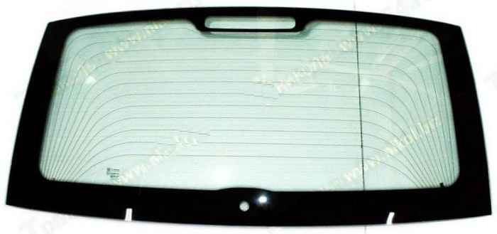 Стекло заднее ВАЗ 1119, 2192 Калина NEW с эл.обогревом атермальное ЗАВОД AGC оригинал <b>БОРСТЕК 4037984</b> - изображение